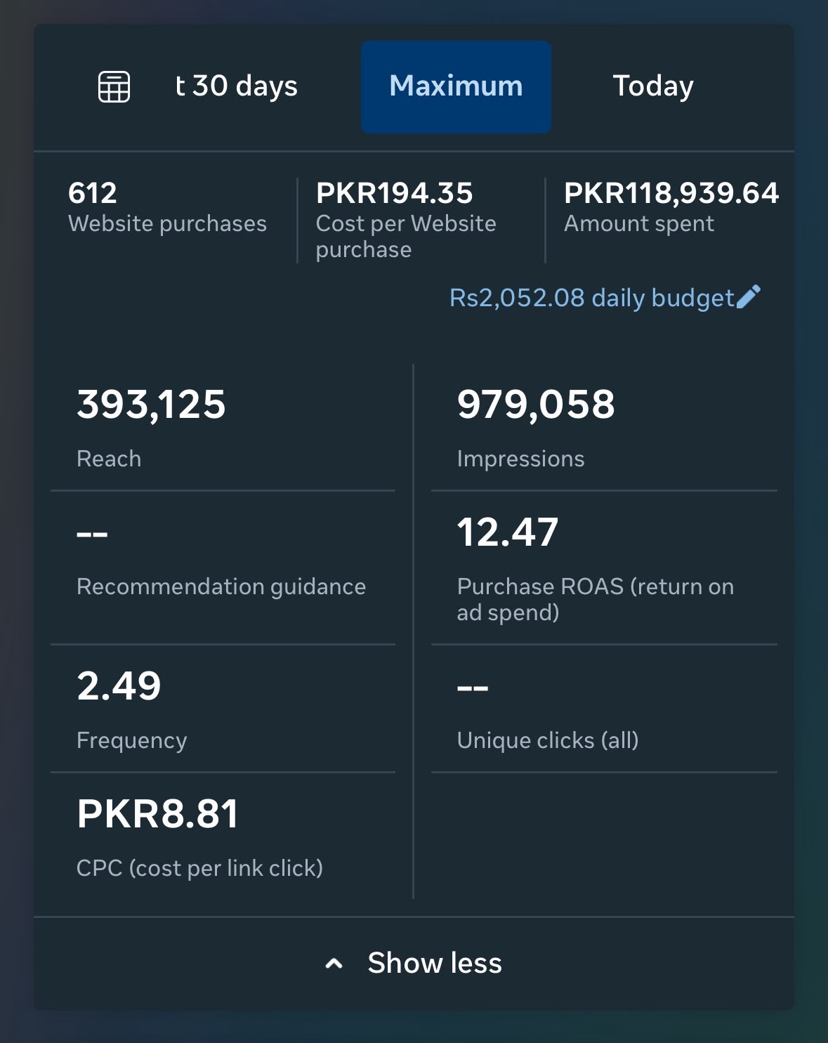 Anonymous Meta dashboard 7