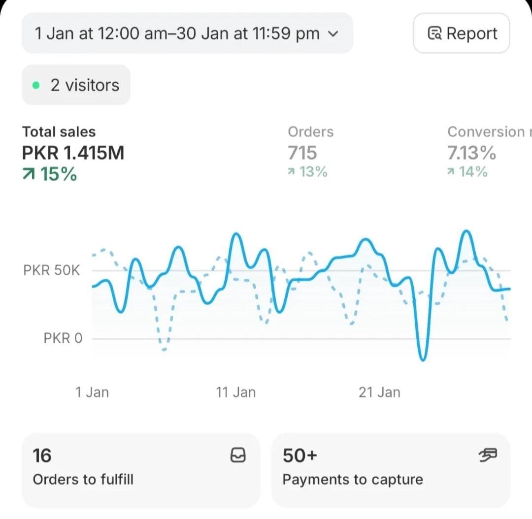 Anonymous Shopify dashboard 8